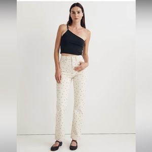 MADEWELL The '90s Straight Jean in Daisy Drizzle NWT